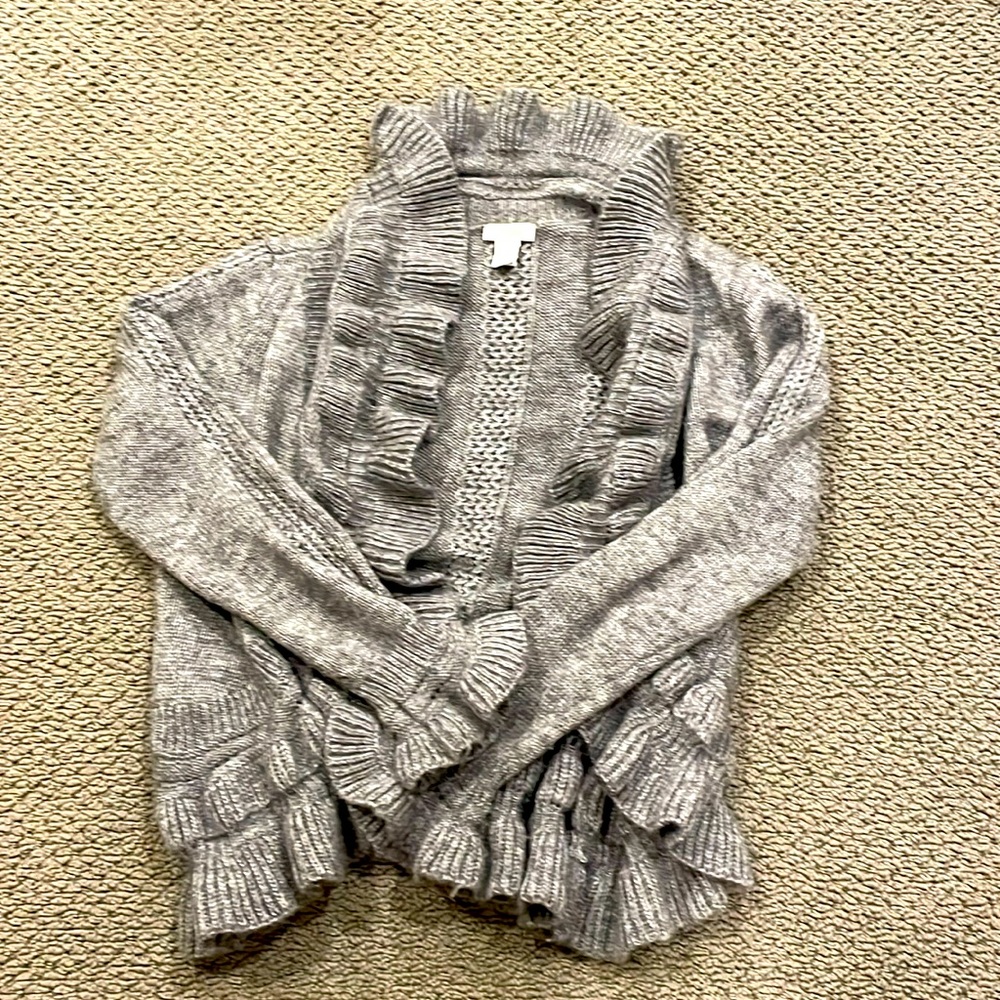 Chico’s Women’s Ruffle Cardigan